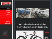 Tablet Screenshot of fahrrad-engels.de